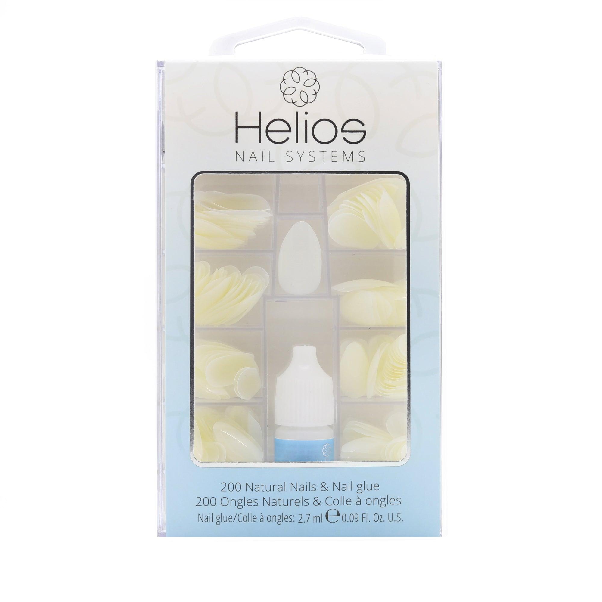 200 PCS PACK - NATURAL - Helios Nail Systems 200 PCS PACK - NATURAL - Helios Nail Systems
