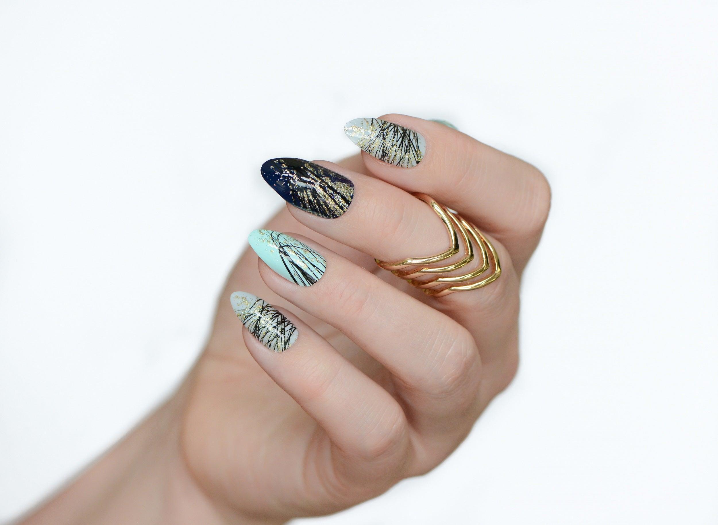 Shop Fake Nails Lv Design online