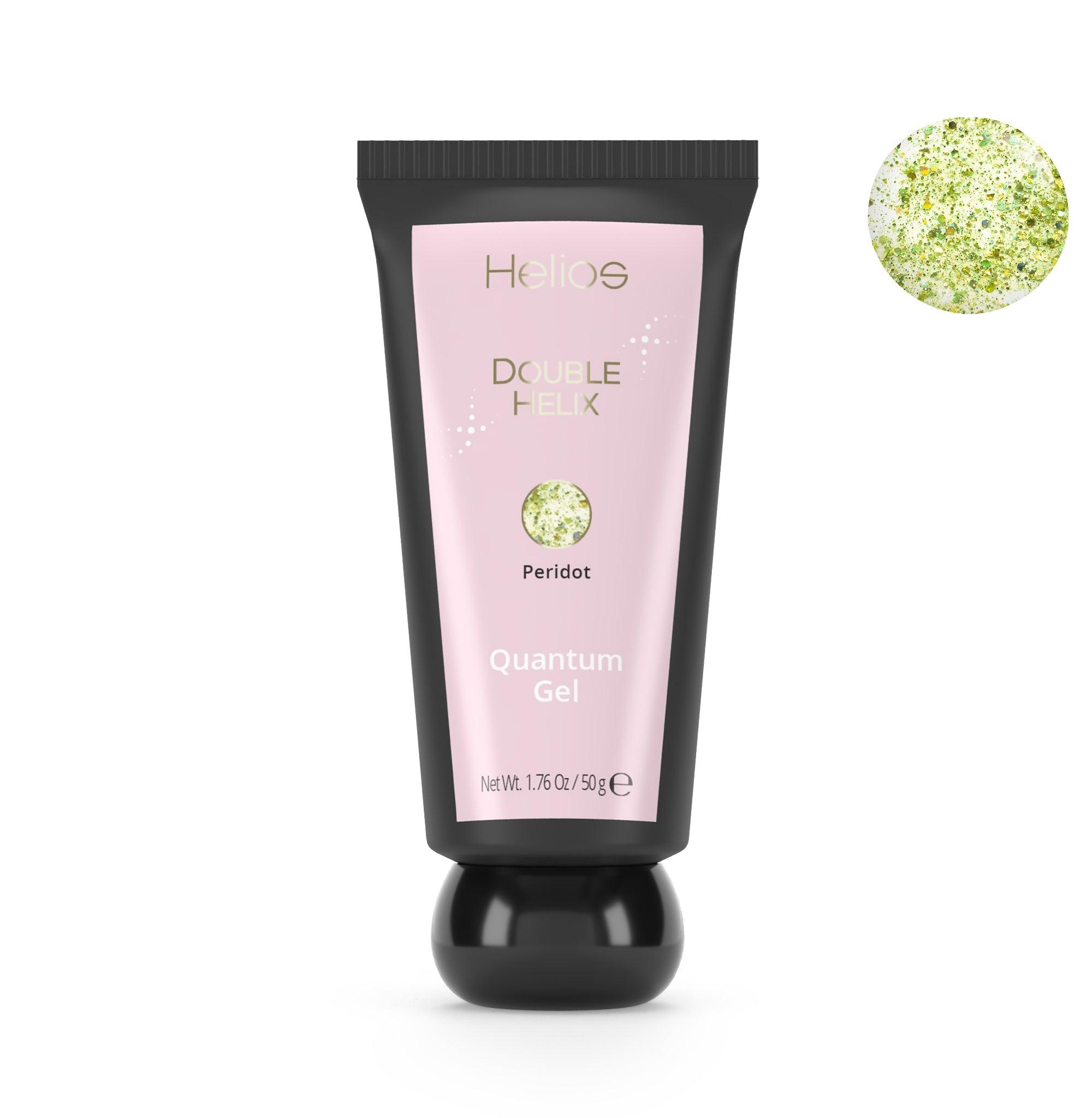 Double Helix Quantum Gel - Peridot 50 g - Helios Nail Systems