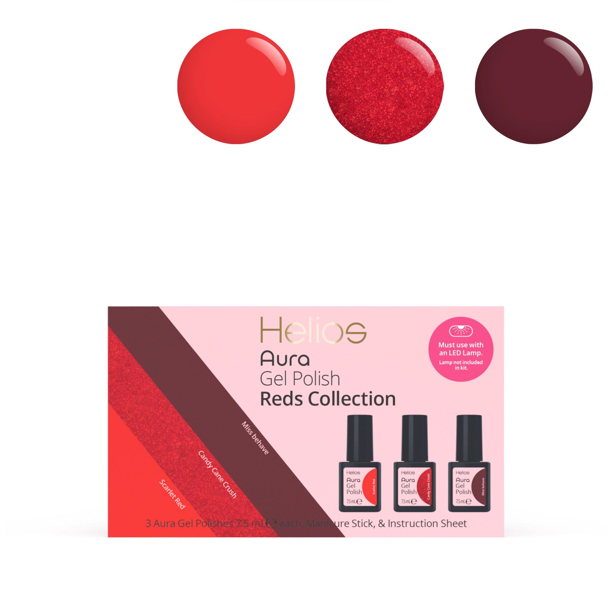 Trio Kit - Reds - Helios Nail Systems